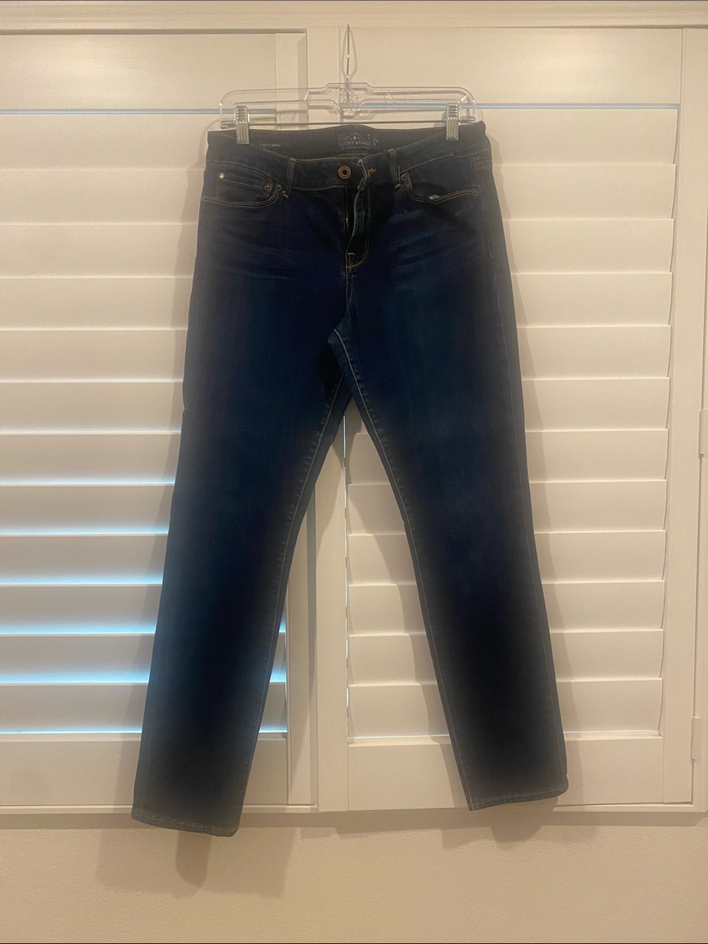 Lucky Brand Dark Blue Straight Leg Jeans